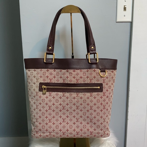 2003 authentic Louis Vuitton Lucille GM maroon and brown / tan shoulder bag - Picture 1 of 17